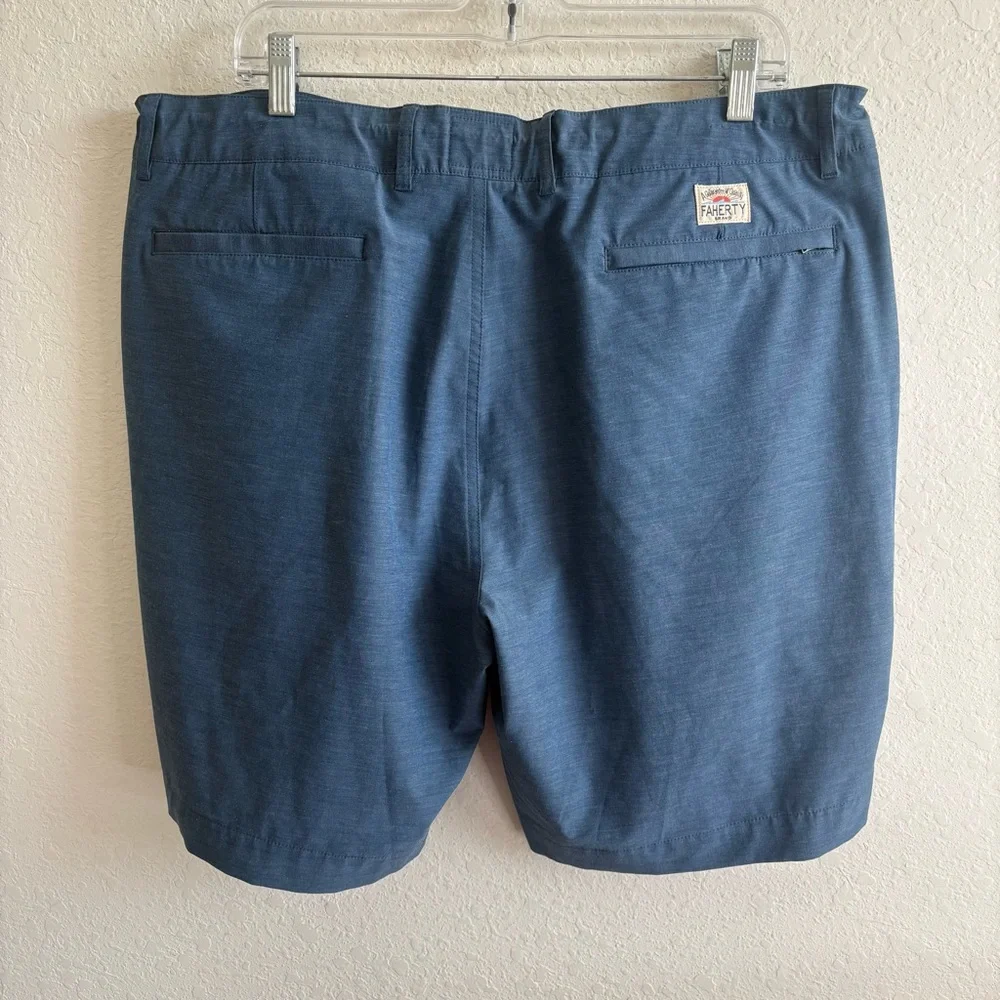 Faherty Blue All Day Shorts Size 38